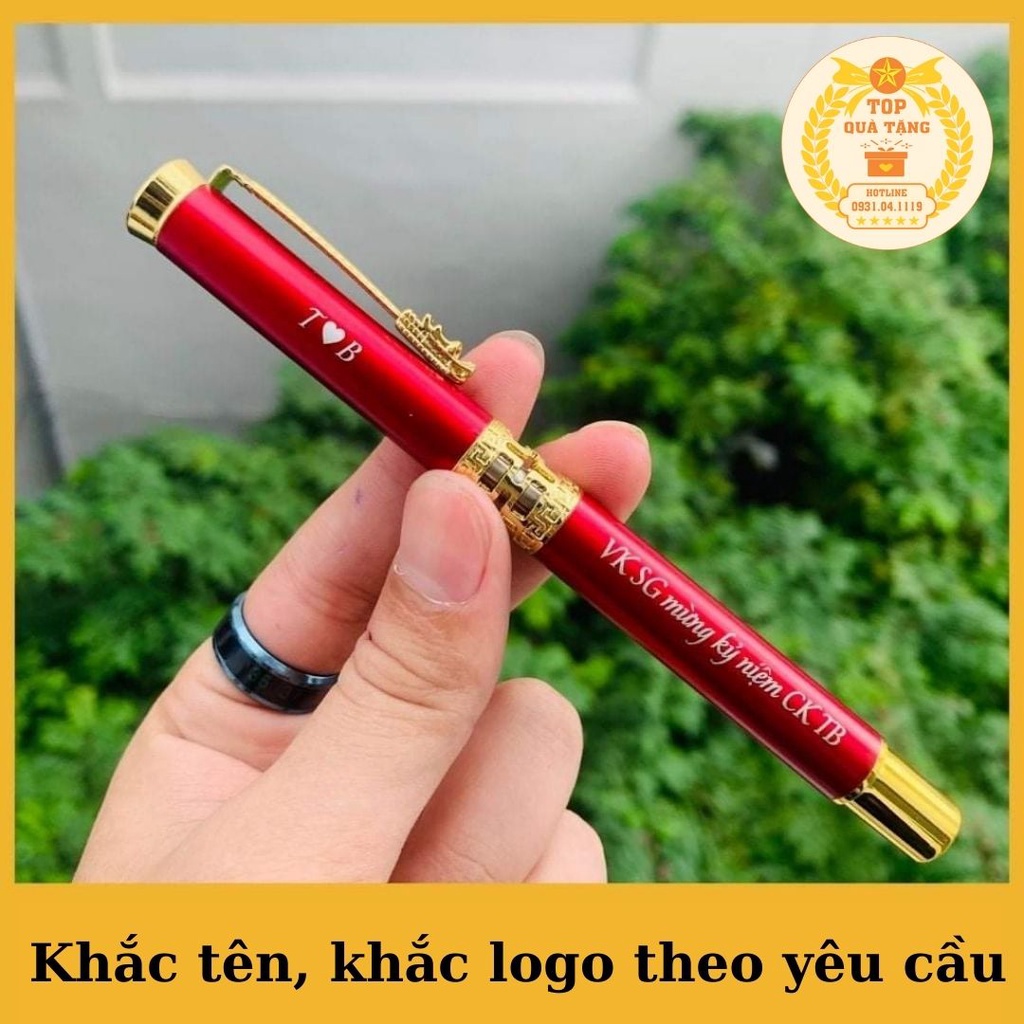 Bút ký cao cấp TopGift Tài Lộc nắp Rồng BR01D Quà tặng sếp khách hàng