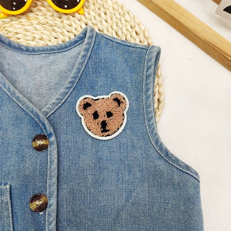 Áo Khoác Denim Sát Nách Phong Cách Nhật Hàn Thời Trang Xuân Thu Mới 2022