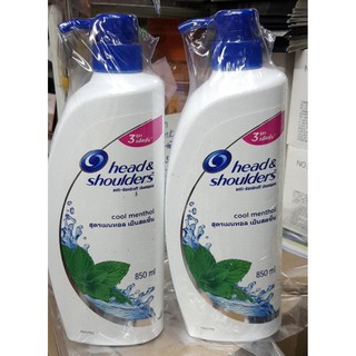 Dầu gội head & shoulder bạc hà 850ml, Thái Lan