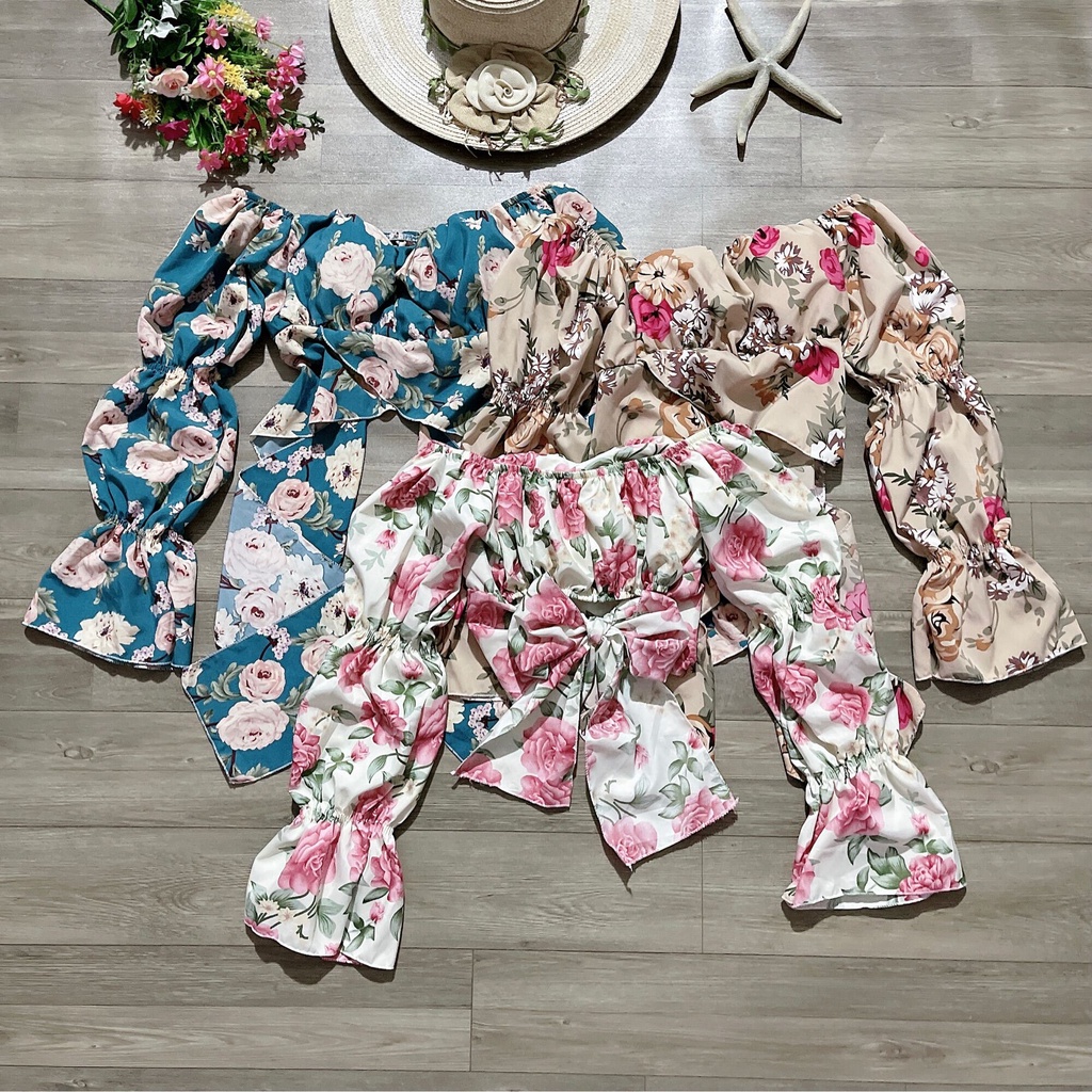 ÁO KIỂU NỮ MỚI cột dây nơ sau hót kèm video, chất vải voan dày đẹp mềm mại , phom từ 40-57 ký vừa đẹp và rẻ .. | BigBuy360 - bigbuy360.vn