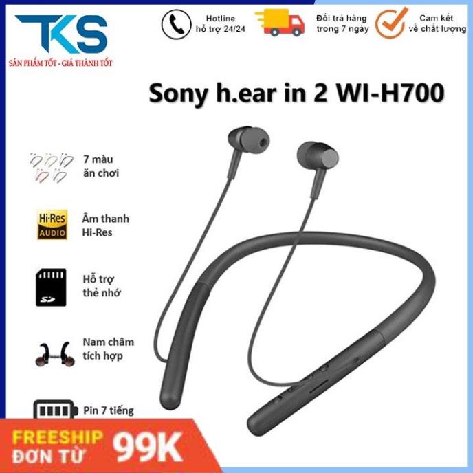 Tai nghe bluetooth Sony h.ear in 2 WI-H700, HBS 730 siêu bass pin trâu chống ồn có mic đàm thoại