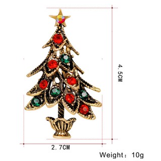 Cài áo cây thông noel