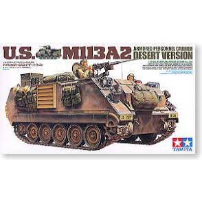 Mô hình lắp ráp xe tăng quân sự Hoa Kỳ 1/35 SCALE U.S. M113A2 ARMORED PERSONNEL CARRIER DESERT VERSION TAMIYA 35265