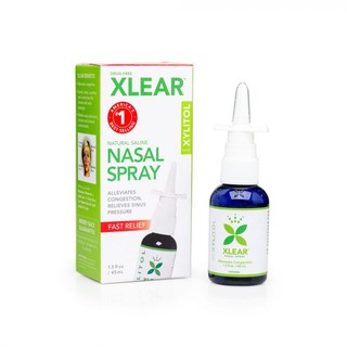 Xịt mũi Nasal Xlear Spray - Giúp thông mũi - 45 ml