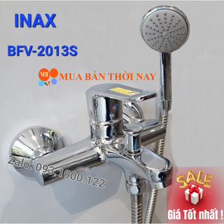 Vòi sen tắm nóng lạnh INAX BFV-2013S, Van gật gù 2 đường nước, cam kết chính hãng 100%