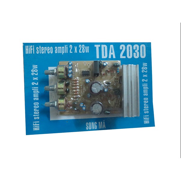 Module Âm Ly TDA2030 HiFi Stereo Ampli 2x28W Bass Treble 12dB