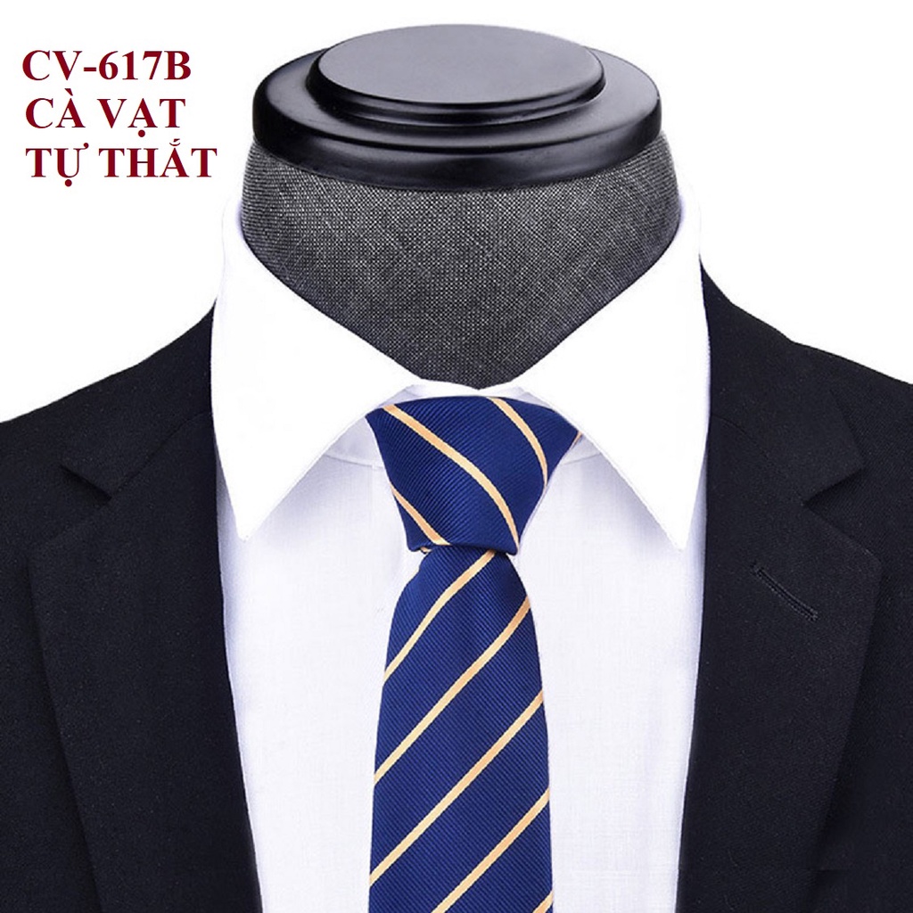 Cà vạt Nam bản nhỏ 6cm thời trang phong cách Hàn Quốc, phù hợp giới trẻ, cà vạt chú rể CV-617