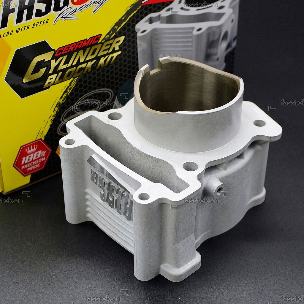 Bộ nòng kính trái nén Fasstek Racing 68mm, chân 32 V2 cho Exciter