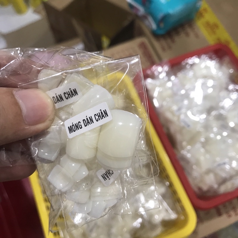 5 Bịch Móng Tay,Móng Chân Giả Dùng Trong Tiệm Nail.