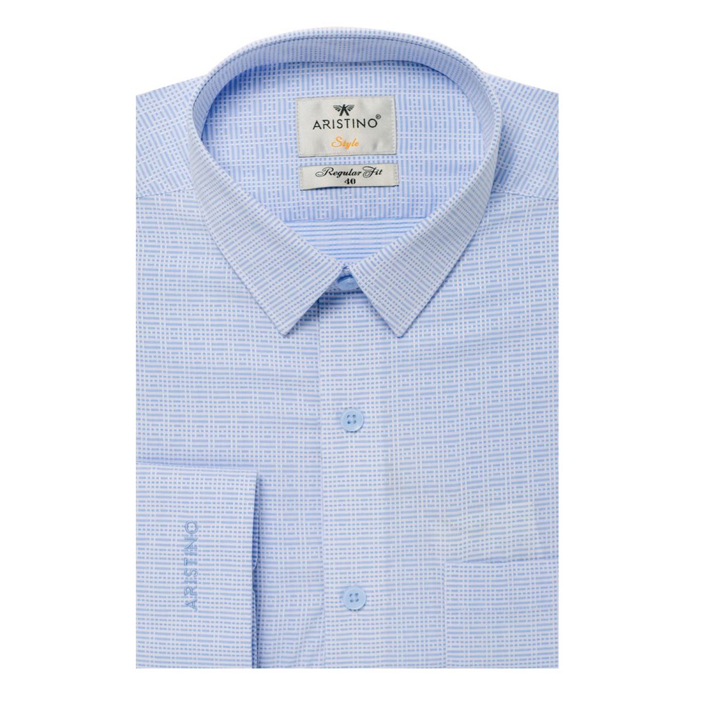 Áo Sơ Mi Dài Tay Aristino ALS64308 Regular có 38/39/40/41/42