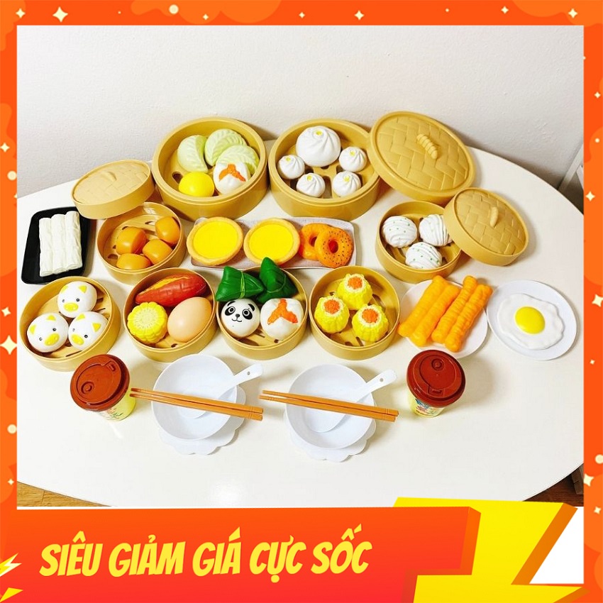 Đồ Chơi Nấu Ăn DIMSUM Đa Dạng Chi Tiết, Mô Phỏng Thật, Là Món Quà Bổ Ích Cho Bé (20A4)