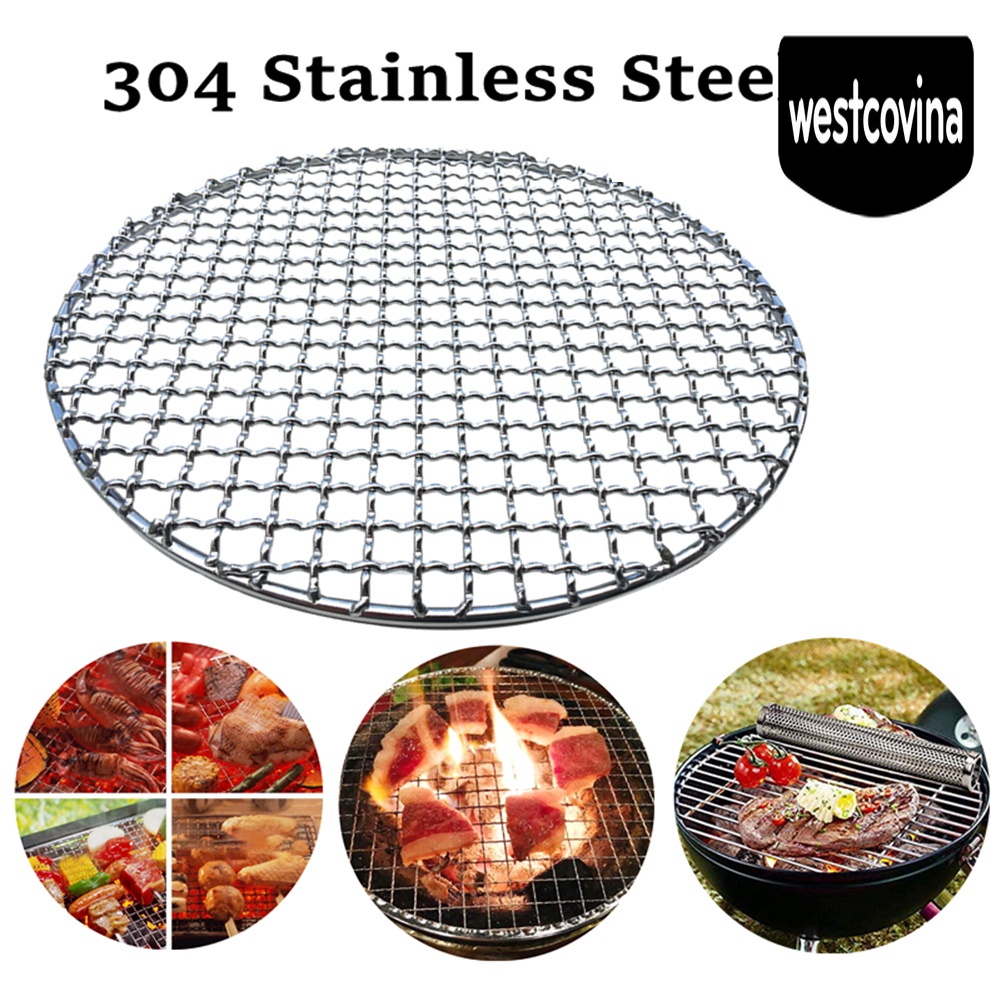 [Hot]☀ Vỉ Nướng BBQ Bằng Thép Không Gỉ Tiện Lợi Dễ Sử Dụng