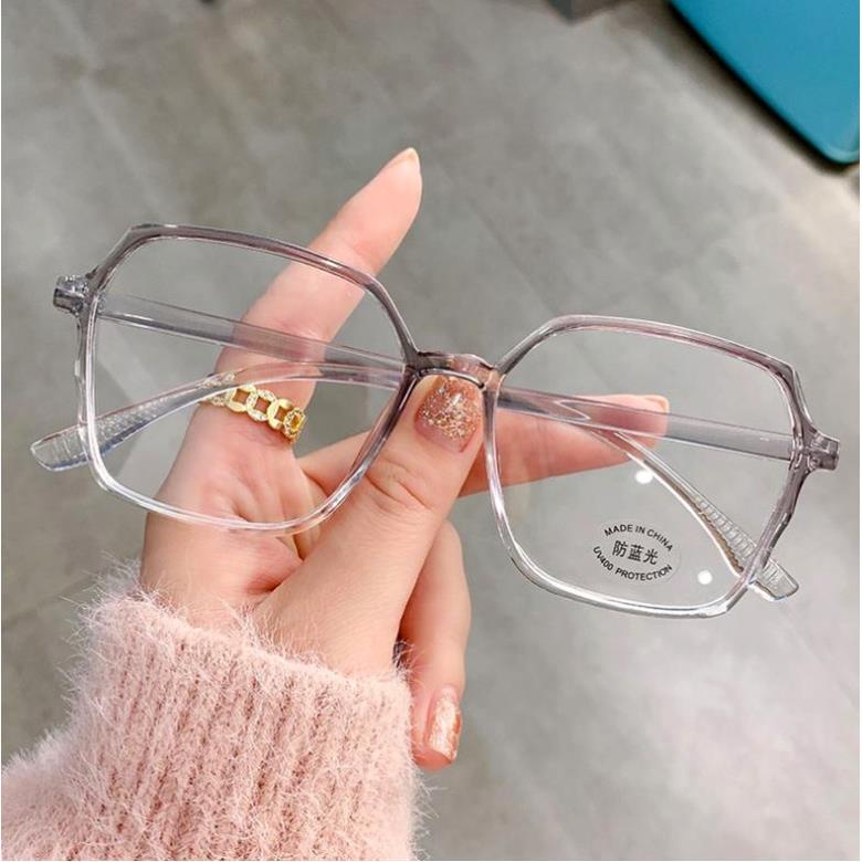 Mắt Kính Gọng Vuông Thời Trang Hàn Quốc Cho Nam Nữ D47