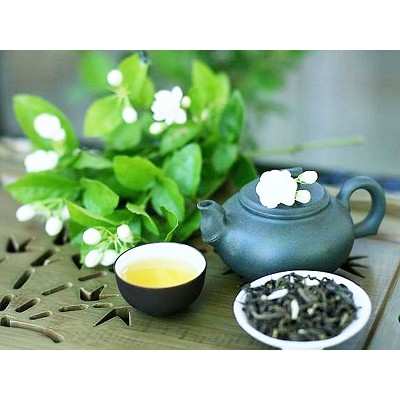 Chè Thái Nguyên ướp hoa Nhài - Chè Sạch Đức Nhung cao cấp - Chính gốc Tân Cương đóng gói 500 gram bao bì hút chân không | BigBuy360 - bigbuy360.vn