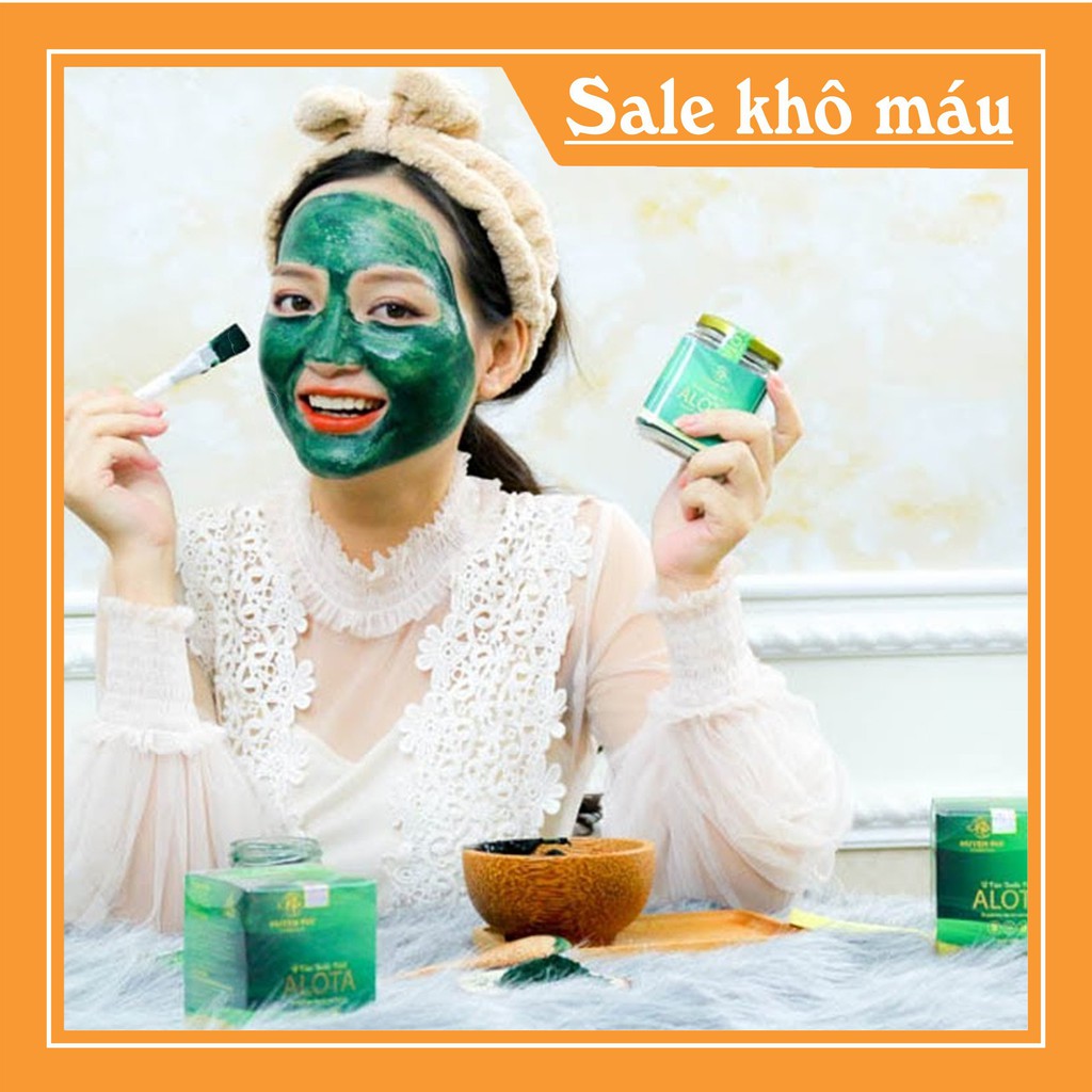 Ủ Tảo Xoắn Tươi ALOTA Huyền Phi -[Mua 1 Tặng 2] đắp mặt nạ tảo,dưỡng da mặt giúp trắng da,cấp ẩm,trẻ hóa làn da,mờ thâm