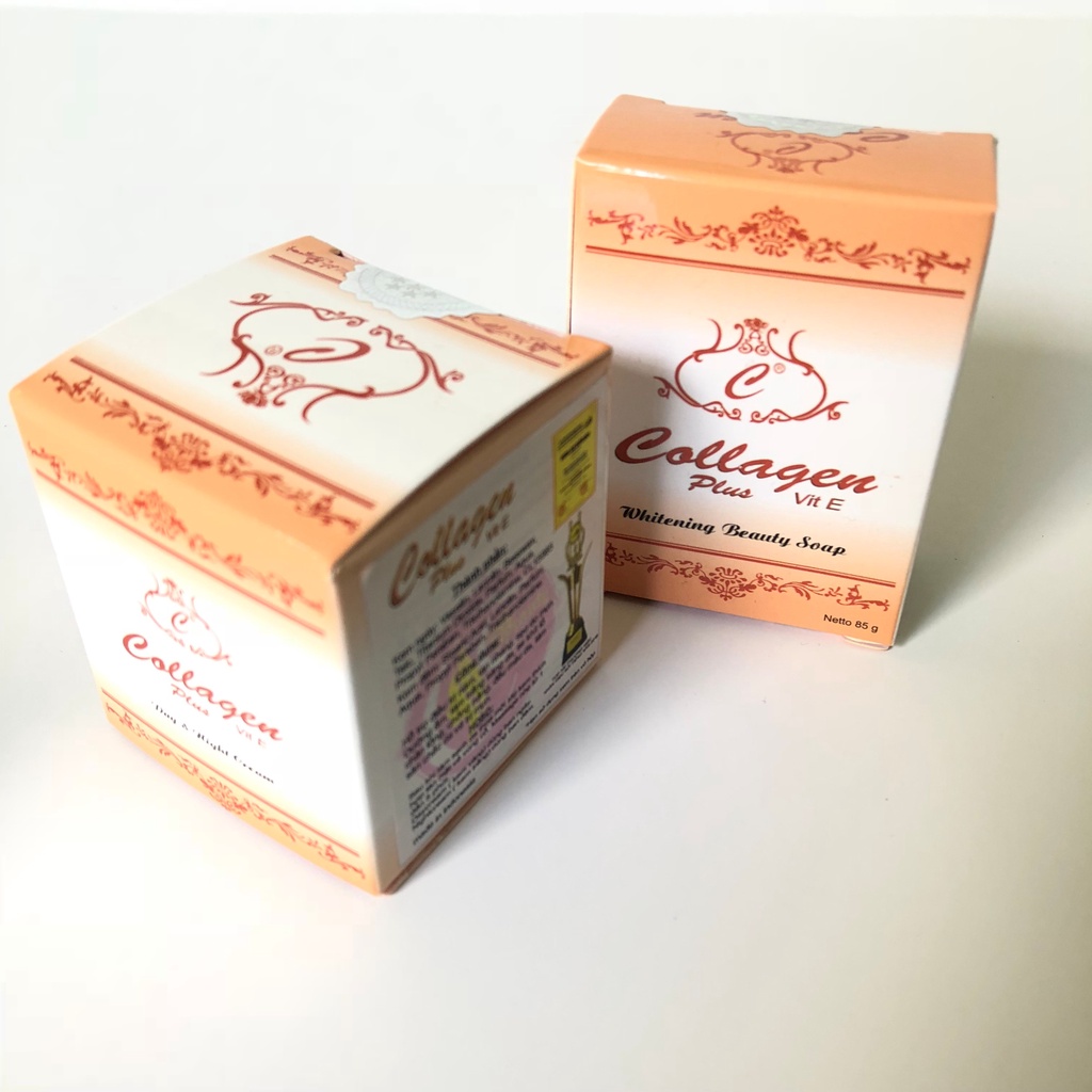 Bộ Kem Thoa Nám, Tàn Nhang Collagen Plus Vit E Indonesia