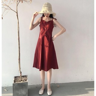 ODER]  váy  hai dây kẻ sọc RETRO . ( ảnh thật của khách cuối)