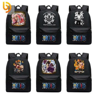 Balo Đi Học One Piece Mũ Rơm ( Luffy,Ace, Zoro, Law, Râu Trắng,...)