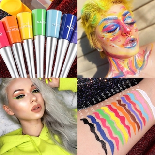 Bút kẻ mắt dạng lỏng tông lì màu neon chống thấm nước chất lượng cao Cmaadu
