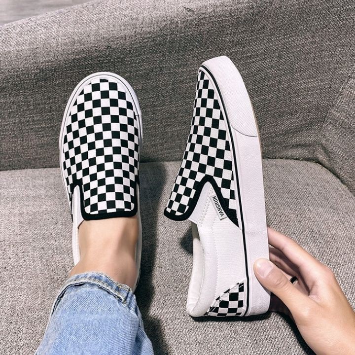 (Sale Cực Sốc) Giày Lười CARO⭐FREESHIP⭐Giày Vải Sọc Caro-Nam Nữ Unisex phong cách Hàn Quốc | BigBuy360 - bigbuy360.vn