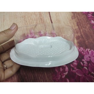 BỘ 100 HỘP NHỰA ĐỰNG BÁNH HÌNH OVAL H16, KÍCH THƯỚC  11.5 CM X 7.5 CM X 5 CM