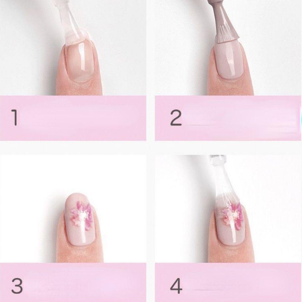 Miếng Dán Trang Trí Móng Tay 3D Hình Thỏ Hoạt Hình Xinh Xắn