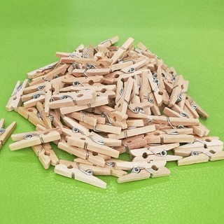 Set 5 Kẹp Gỗ Mini Kẹp Treo Ảnh Trang Trí 2.5cm
