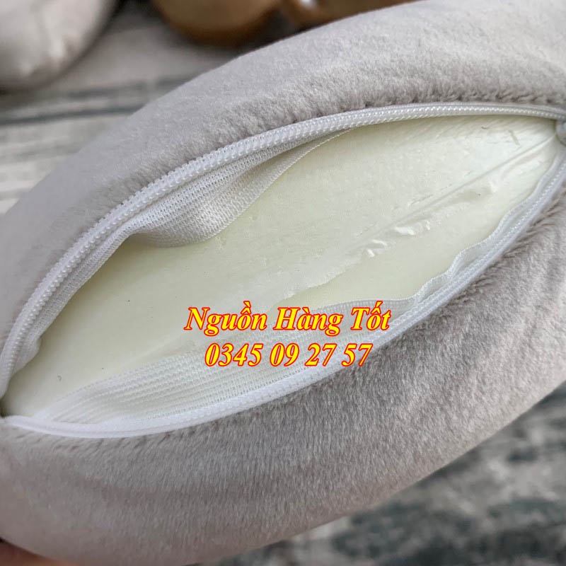 Gối Vòng Cổ SAIGON 30x30x9cm - Gối Kê Cổ Chữ U Dùng Đi Xe Hơi, Ô Tô, Văn Phòng, Du Lịch