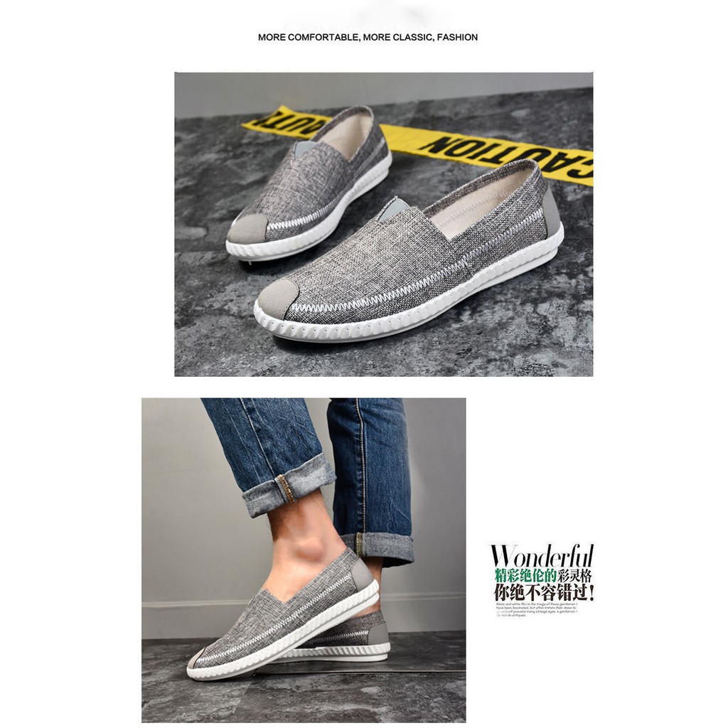 Giày lười vải nam Thời Trang Siêu Nhẹ Siêu Thoáng GLV02 - ( Cam kết hàng chất lượng) | BigBuy360 - bigbuy360.vn