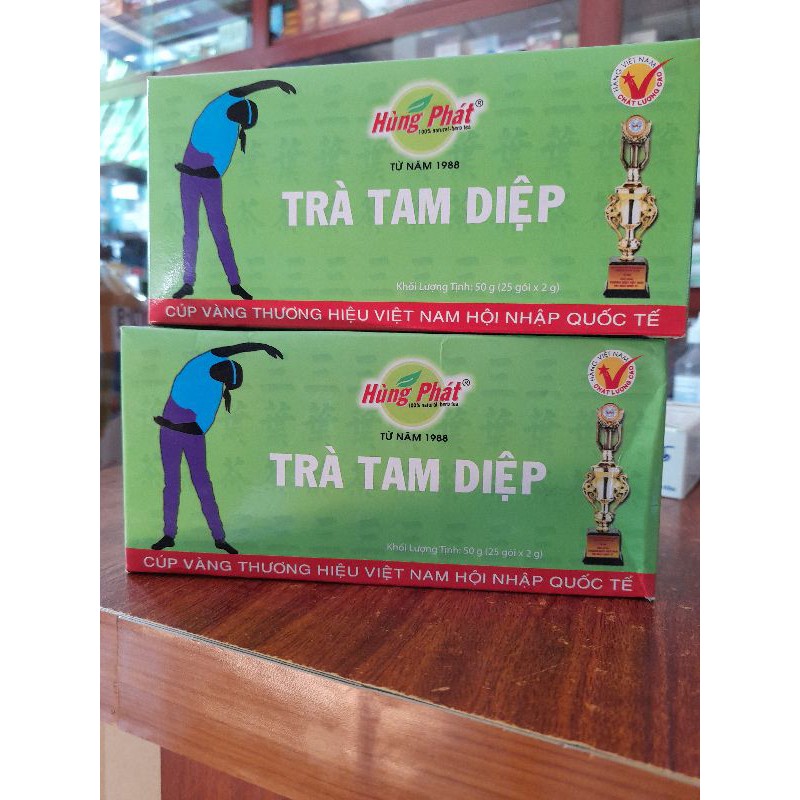 Trà Tam Diệp.Hộp 25 gói ×2g