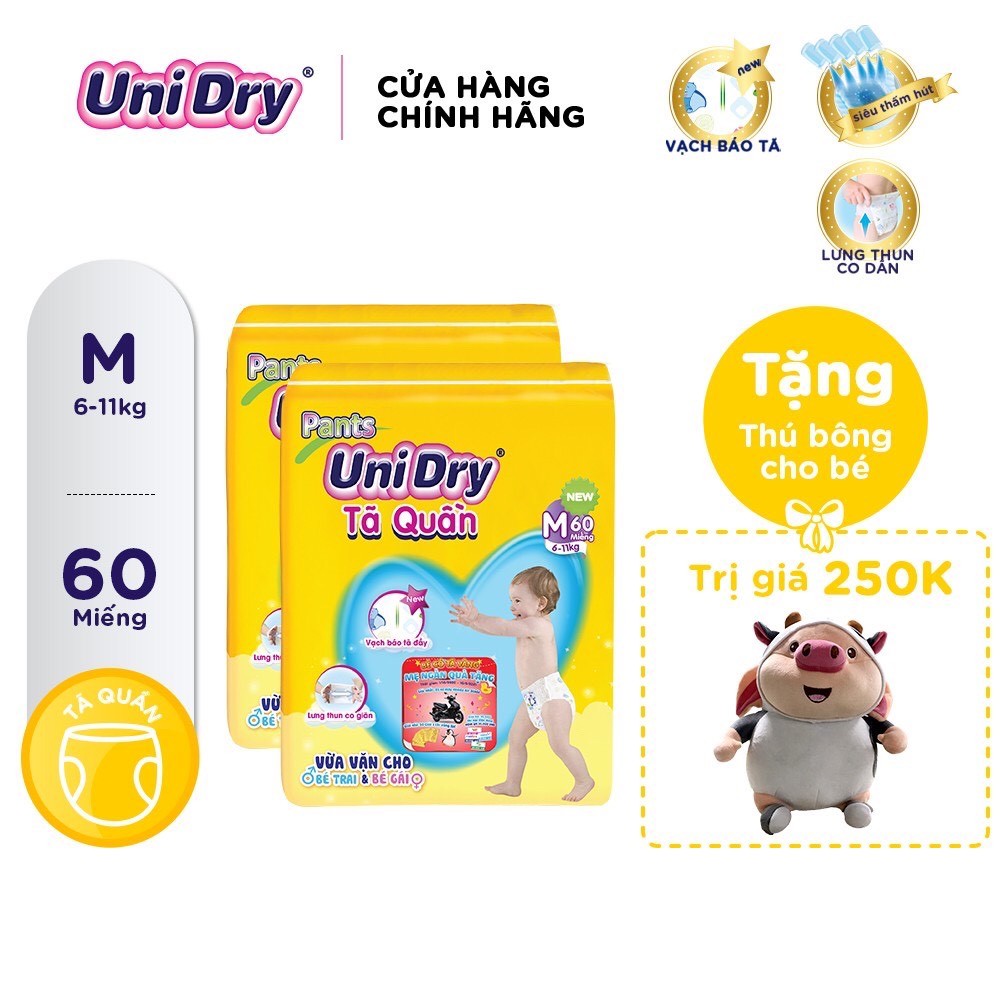 Tã quần Unidry size M 60 --L54---XL48---XXL44