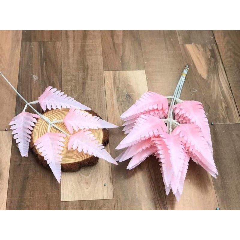 Sỉ 1 bó /10 Cành  Lá Dương Sỉ Trang Trí bình bát _ lá điểm trang trí