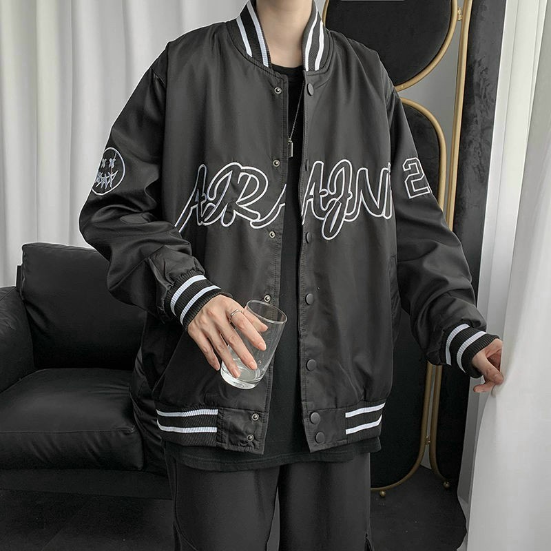 Áo Khoác Dù Hai Lớp Unisex, Áo Khoác Bomber Form Rộng 2 Màu Trắng Đen 28 Nam Nữ Ulzzang, Labibi | BigBuy360 - bigbuy360.vn