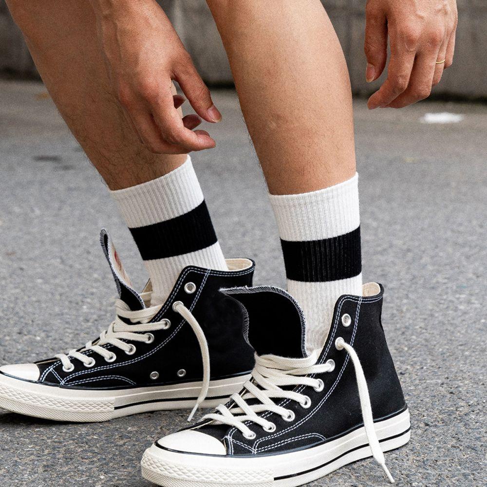 Vớ Cotton Thoáng Khí Phong Cách Harajuku Đường Phố Thanh Lịch Cho Nam Và Nữ