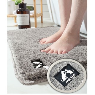 Thảm lau chân, thảm chùi chân siêu mềm mịn kt 40*60 cm hình mèo
