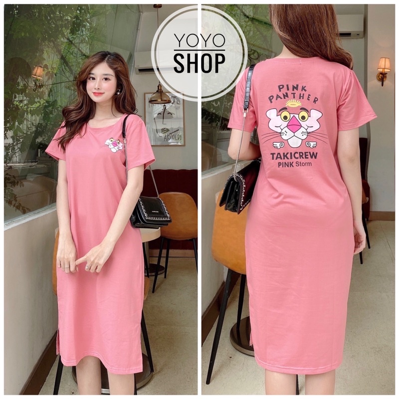 ĐẦM DÁNG SUÔNG CỔ TIM THUN THÁI CAO CẤP FORM DƯỚI 60KG