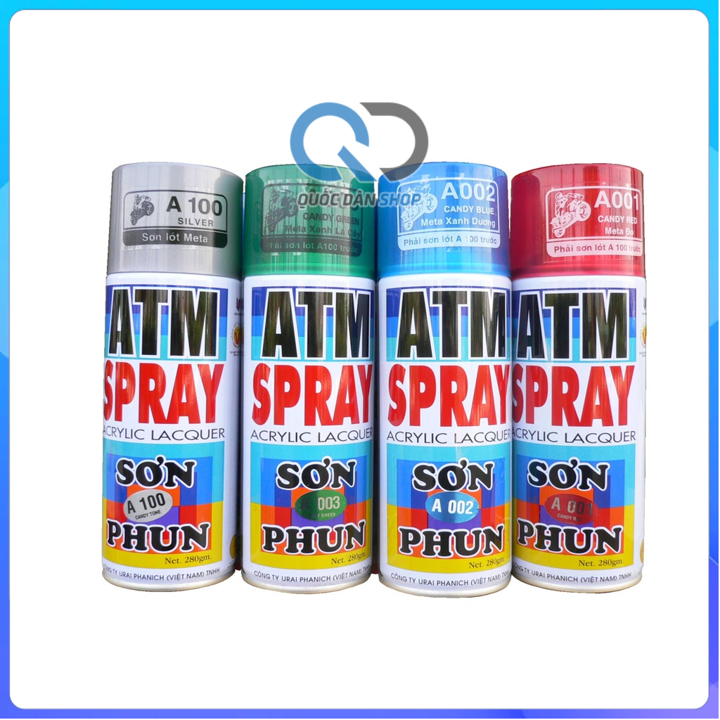 Sơn xịt ATM Spray - Đủ Màu siêu chất lượng rẻ vô địch