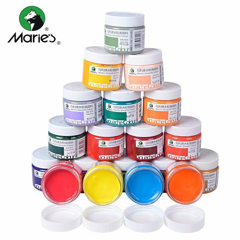 MÀU VẼ NỔI 3D ACRYLIC MARIES 100ML CHỐNG NƯỚC Link2