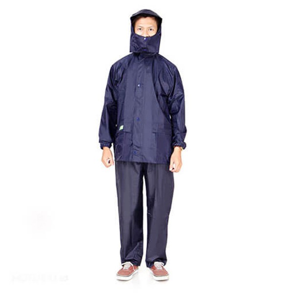 Bộ Quần Áo Mưa Vải Dù Size XXL Chống Thấm Vàng