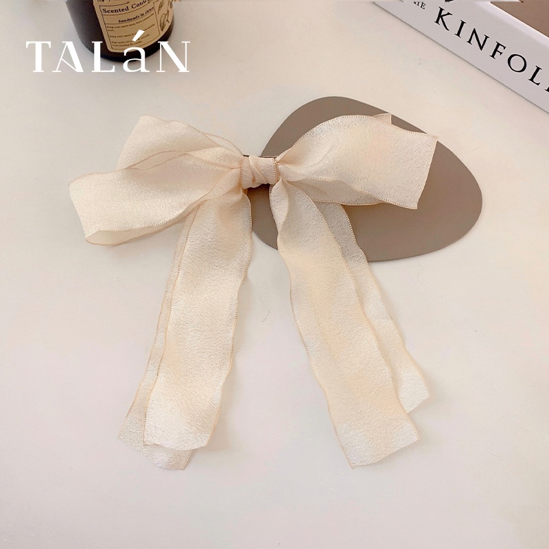 Kẹp tóc hình nơ phong cách Hàn Quốc thanh lịch thời trang cho nữ