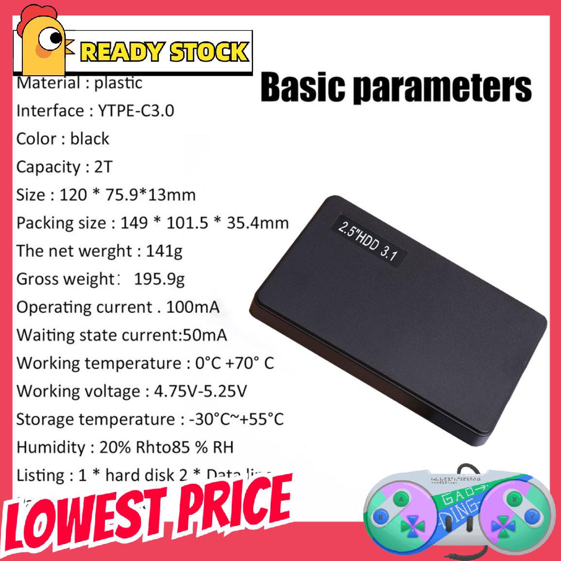 Ổ Cứng Yd0015 500gb 1tb 2.5 Inch Cho Android Đến 3.0 Tốc Độ Cao