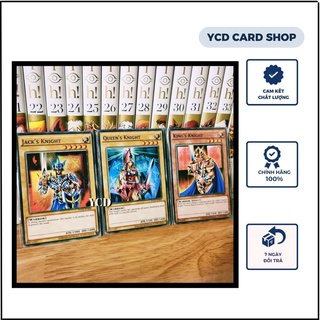 Thẻ bài Yugioh chính hãng set JQK - common