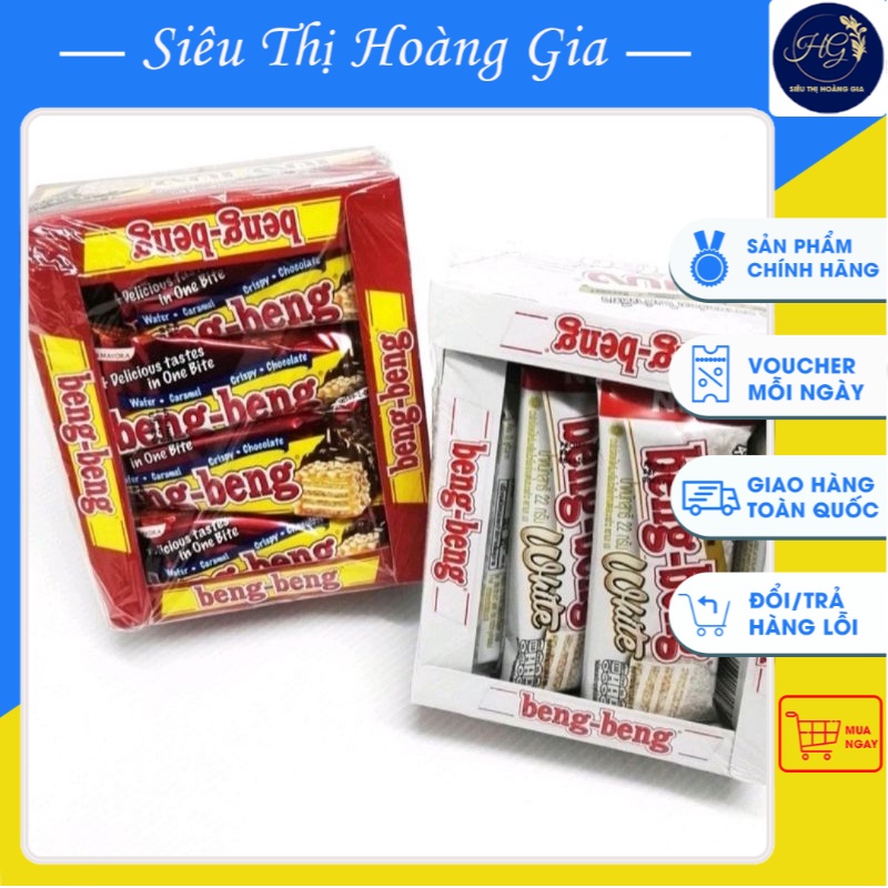 Bánh xốp Beng Beng Thái Lan hộp 12 bánh