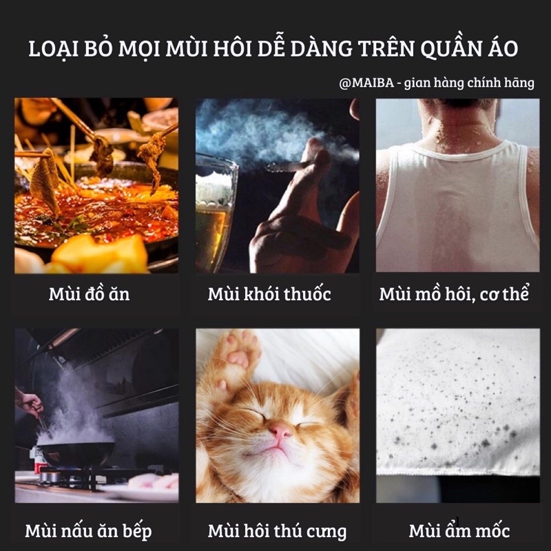 Nước Xịt Thơm Quần Áo Cao Cấp, Lưu Hương Quần Áo Giầy Dép Khử Mùi, Nấm Mốc, Kháng Khuẩn Cho Quần Áo Giữ Hương Thơm Lâu