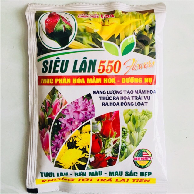 Siêu lân, đạm, kali (ra hoa trái vụ - ra hoa đồng loạt 10-55-10)