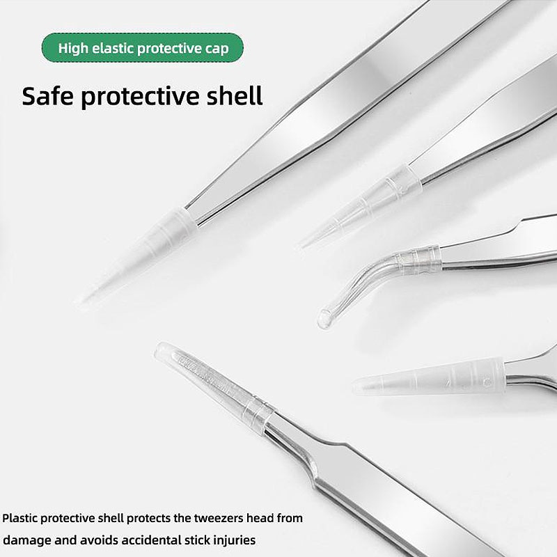 Nhíp Sửa Chữa Bằng Thép Không Gỉ Với Hộp Thiếc