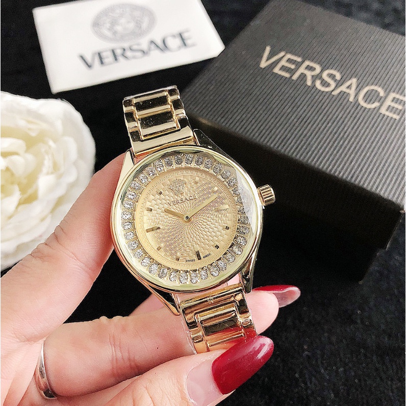 Đồng Hồ Thời Trang Đính Kim Cương Gypsophila Sang Trọng Cho Nữ