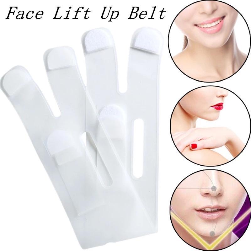 Mặt Nạ Đeo Cằm Tạo Khuôn Mặt Chữ V Bằng Silicone Nano Chống Lão Hóa