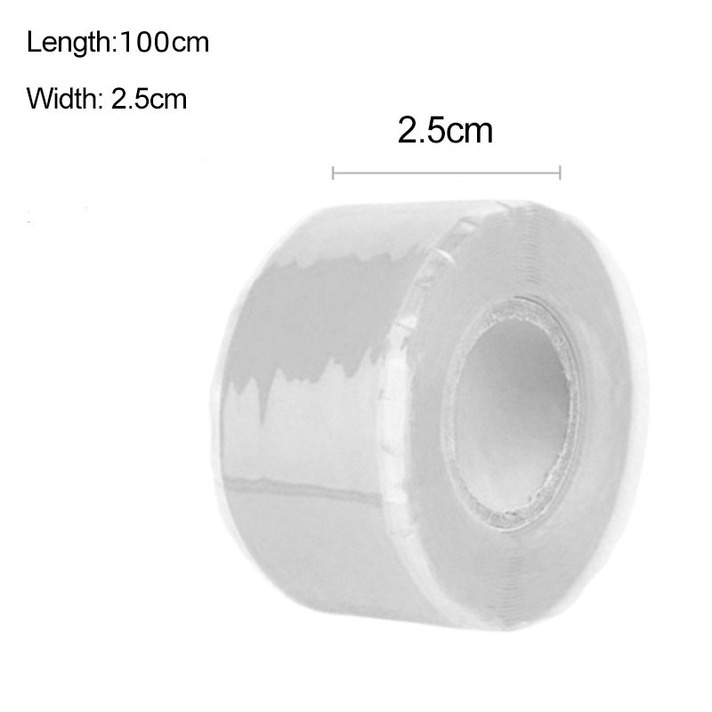 Băng Keo Cao Su Silicon Màu Đen Siêu Dính Chống Thấm Nước Tiện Dụng