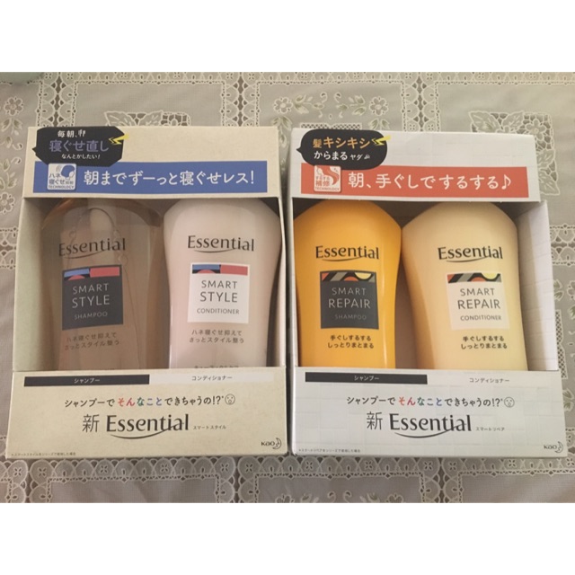 Sét gội & xả tóc ESSENTIAL của Kao